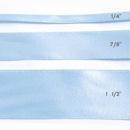 CINTA SATIN 1/4" CELESTE 50yd