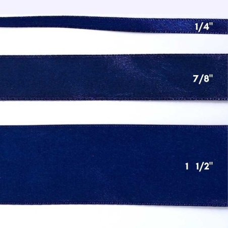 CINTA SATIN 7/8" MEDIA NOCHE  25yd