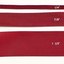 CINTA SATIN 7/8" ROJO VINO 25yd