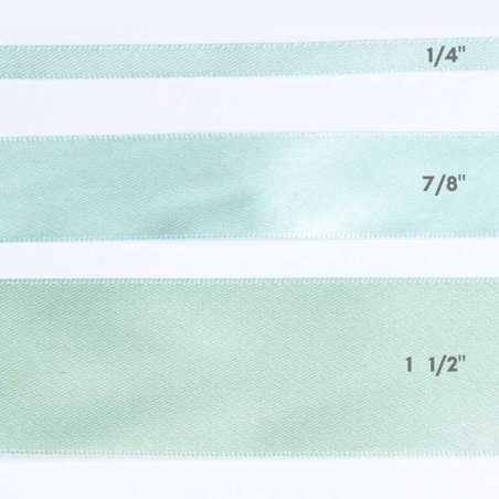 CINTA SATIN 1 1/2" VERDE PASTEL 25yd