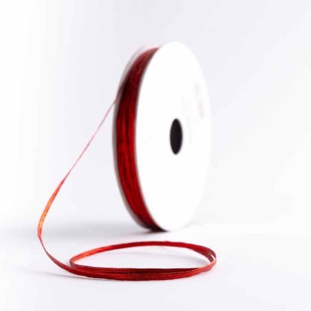 CINTA GALON ROJO 3mm x 25yd