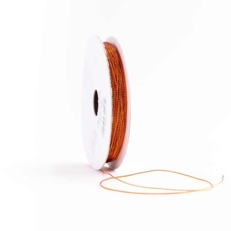 CORDON METAL NARANJA 1mm x 25yd