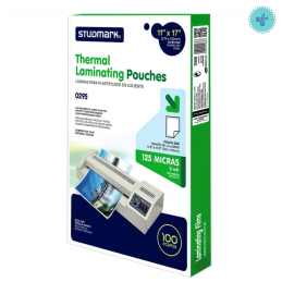 LAMINAS PARA PLASTIFICAR CALIENTE 125MIC 11.5"X17.5" -100UND