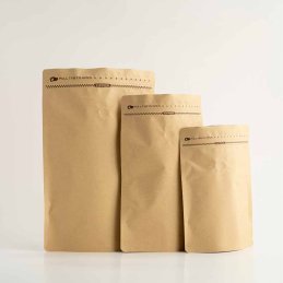 BOLSAS DE CAFE STAND UP 500g KRAFT (50und)