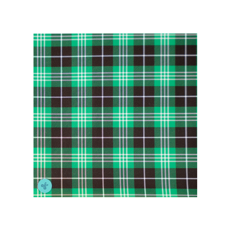 VINIL CUADROS VERDE 12"X12"