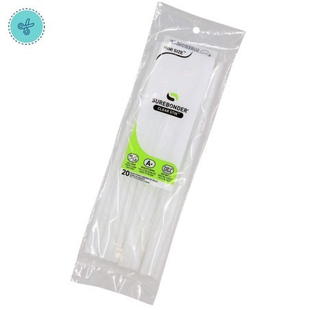 BARRAS DE SILICONE DELGADAS 9" X 20 PIEZAS SUREBONDER