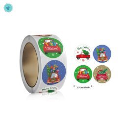 STICKERS NAVIDAD 1" TRUCK, K-145, 500UND