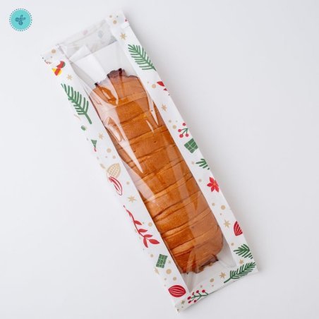 BOLSA PARA PAN DE JAMON M26,CIERRE TWISTTIE 56.5X16X6.5CM-50