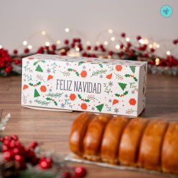 CAJA PARA PAN DE JAMON CHICA 25x10x9cm (12UND)