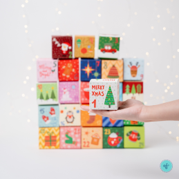 CALENDARIO DE ADVIENTO CLASSIC CON ESTUCHE 7X7X7CM (24UND)