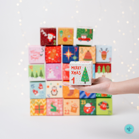 CALENDARIO DE ADVIENTO CLASSIC CON ESTUCHE 7X7X7CM (24UND)