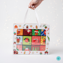 CALENDARIO DE ADVIENTO CLASSIC CON ESTUCHE 7X7X7CM (24UND)