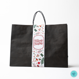 LISTON DECORATIVO OBSQ FELICES FIESTAS TIPIC 31.5X3.5"-20UND