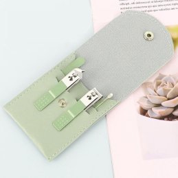 SET MINI SPA DE BOLSILLO MENTA 4 PIEZAS + ESTUCHE