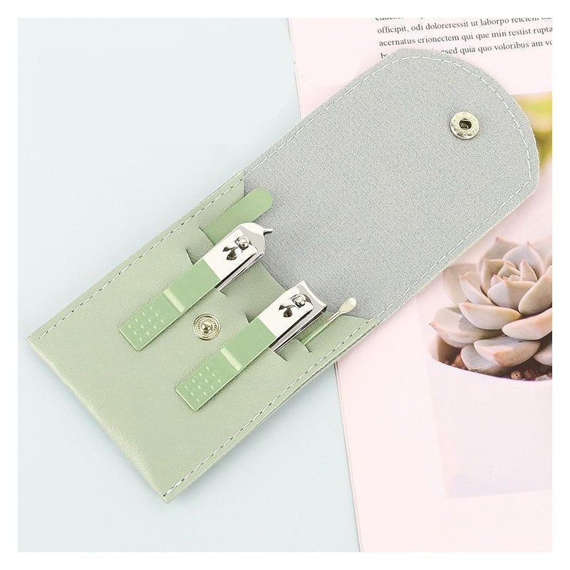 SET MINI SPA DE BOLSILLO MENTA 4 PIEZAS + ESTUCHE