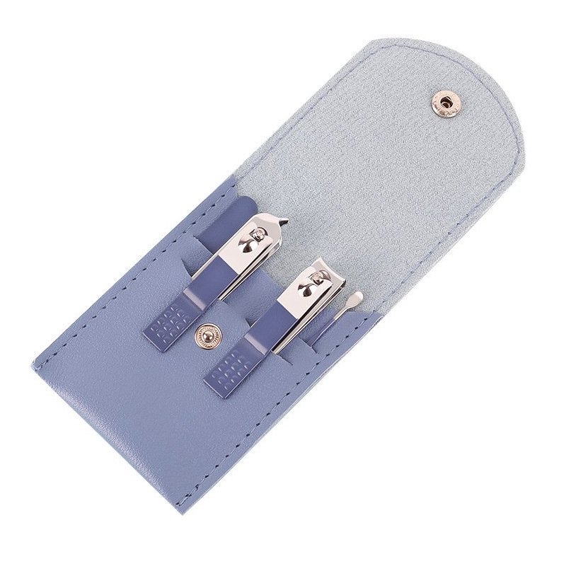 SET MINI SPA DE BOLSILLO AZUL 4 PIEZAS + ESTUCHE
