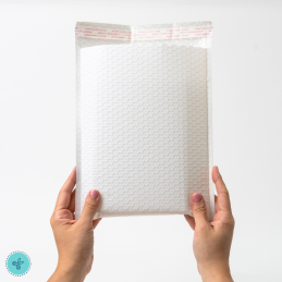 BUBBLE BAG L BLANCA 25X30 cm - 9.8X11.8" (50UND)