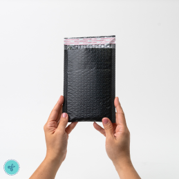 BUBBLE BAG S NEGRO15X20 cm -5.9X7.9" (50UND)