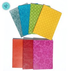 LIBRETA AZUL DE RAYAS 8.5" X 5.5"