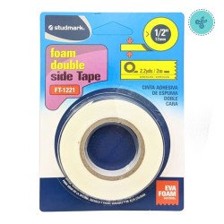 TAPE DOBLE CONTACTO FOAM " x 2.2yd, STUDMARK