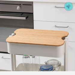 TABLA DE BAMBU PARA CARRITOS 16.5"X12" /  42.1X30.7CMS