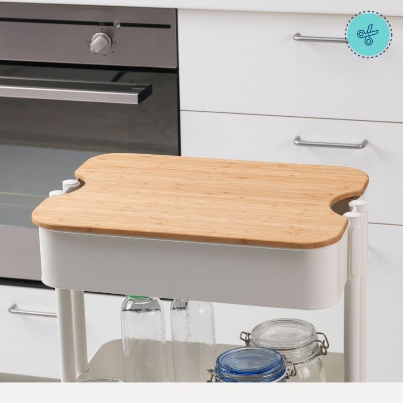 TABLA DE BAMBU PARA CARRITOS 16.5"X12" /  42.1X30.7CMS