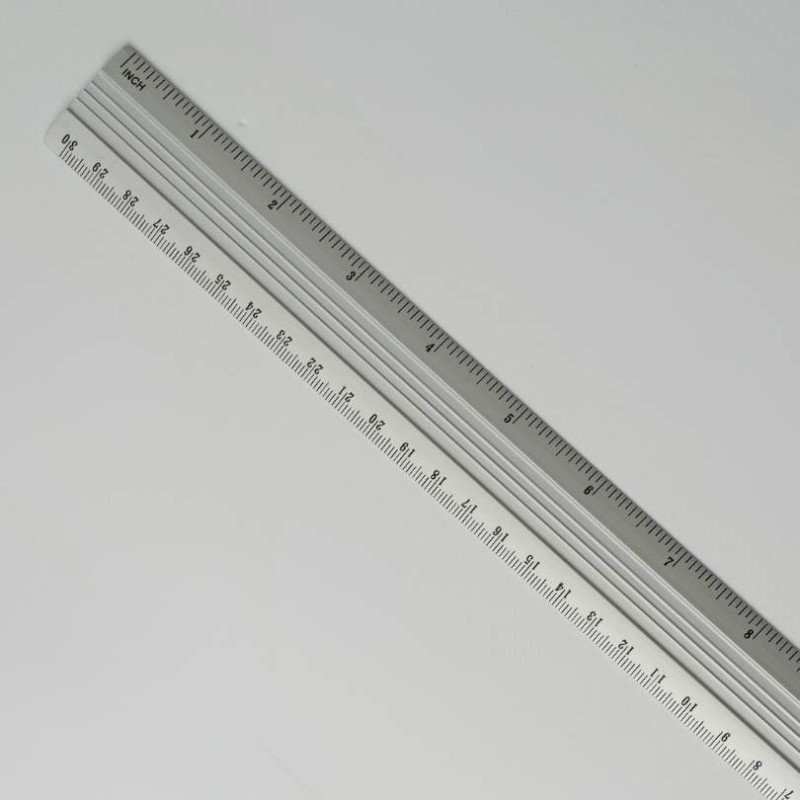 REGLA ALUMINIO PLATEADA 30CM POINTER