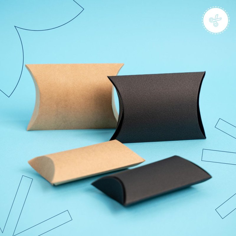PILLOW BOX NEGRA 13 x 8 x 3cm (12UND) 