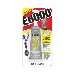 PEGAMENTO INDUSTRUAL E6000, JOYERIA PUNTA FINA 1OZ /29.5ML