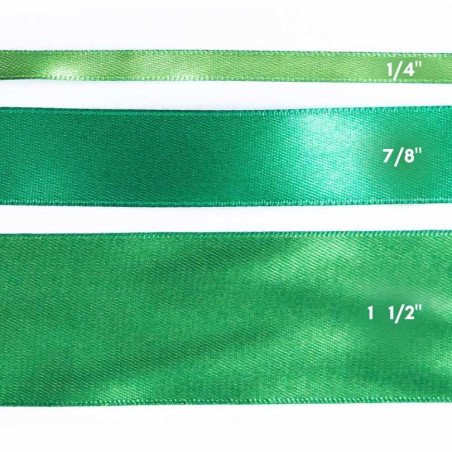 CINTA SATIN 7/8" VERDE GAMMA  25yd