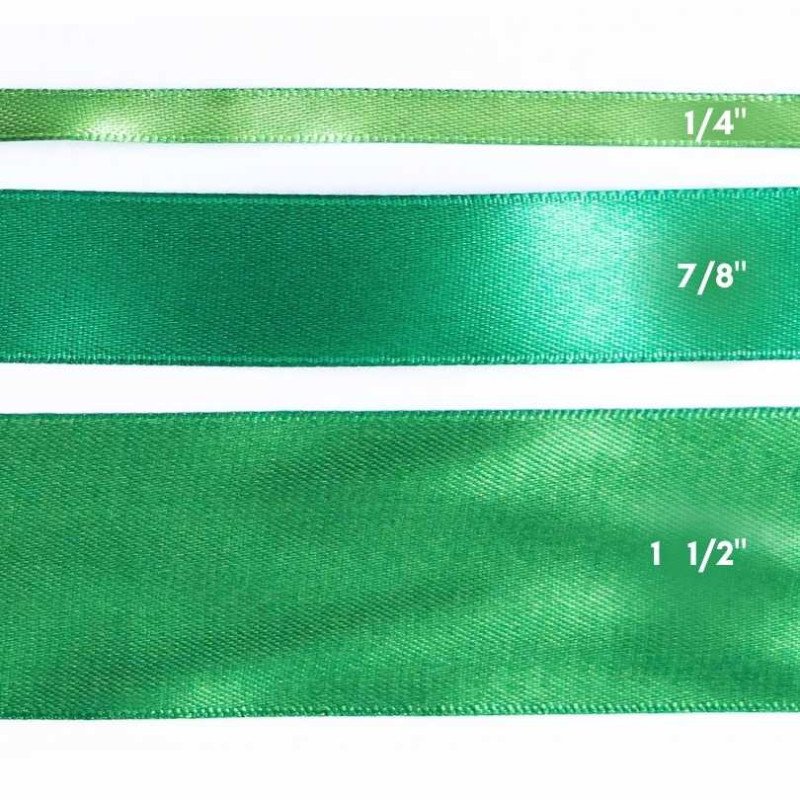 CINTA SATIN 1 1/2" VERDE GAMMA 25yd