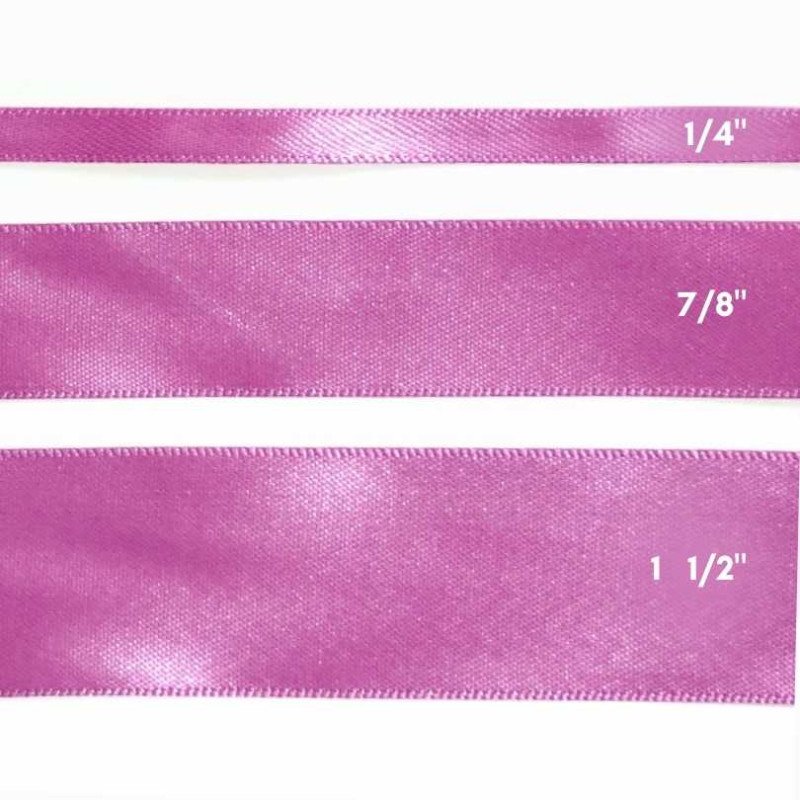 CINTA SATIN 1 1/2" FUCSIA 25yd