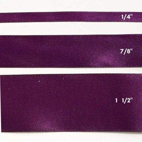 CINTA SATIN 1 1/2" VIOLETA 25yd