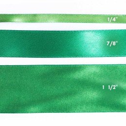 CINTA SATIN 1/4" VERDE GAMMA 50yd