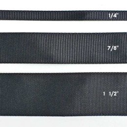 CINTA GRO 1/4" NEGRO 50yd
