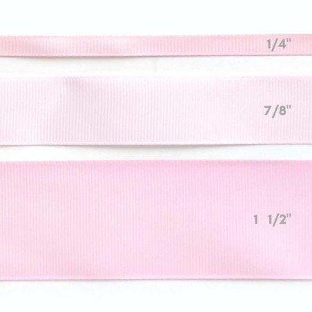 CINTA GRO 1/4" ROSADO PASTEL 50yd