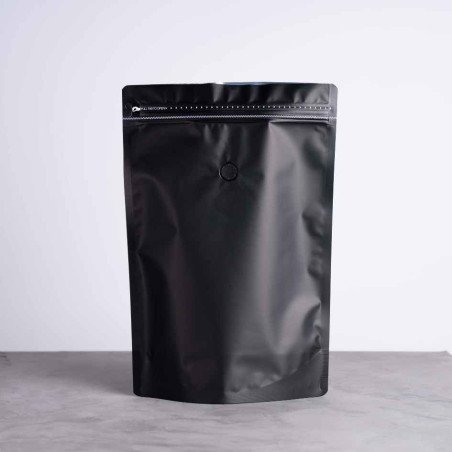 BOLSAS DE CAFE STAND UP 1kg NEGRAS (50und)