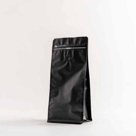 BOLSAS DE CAFE 8 LADOS 1kg NEGRAS (50und)