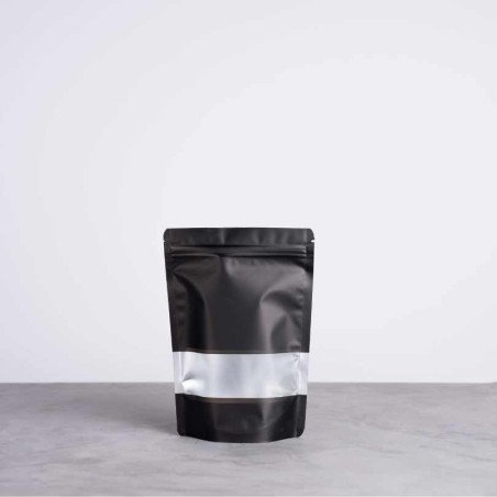 DOYPACK M NEGRO 14x20x4cm (50UNDS)