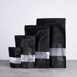 DOYPACK M NEGRO 14x20x4cm (50UNDS)
