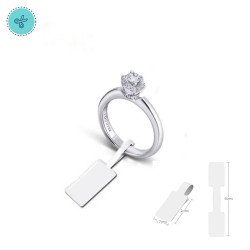 ETIQ 2 CARAS DE JOYERIA 2CM CON ADH 100 UNID