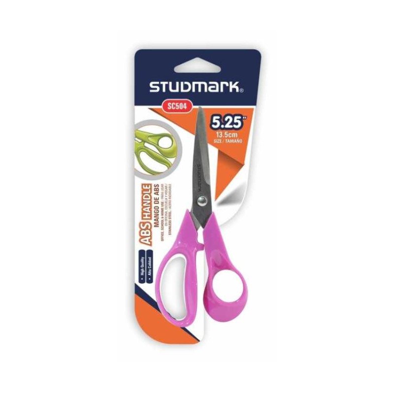TIJERAS ABS 5" FUCSIA (SC504) STUDMARK