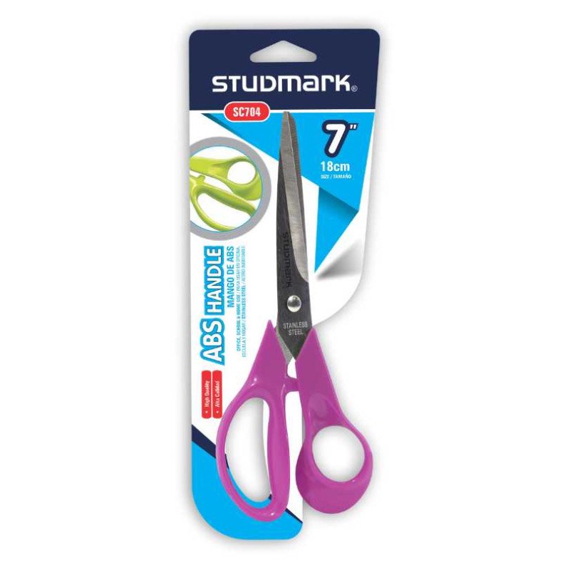 TIJERAS ABS 7" FUCSIA (SC704) STUDMARK