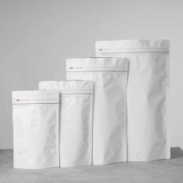 BOLSAS DE CAFE STAND UP 250g BLANCAS (50und)