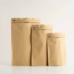 BOLSAS DE CAFE STAND UP 500g KRAFT (50und)