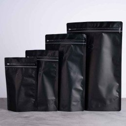 BOLSAS DE CAFE STAND UP 125g NEGRAS (50und)