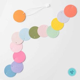 TAGS DE COLORES, PARA ROPA, 100UND