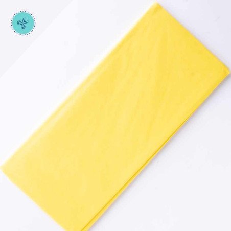 TISSUE LISO AMARILLO, 10 pliegos, 20x26"