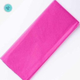TISSUE LISO FUCSIA, 10 pliegos, 20x26"