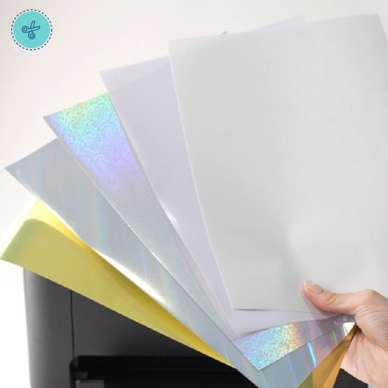 VINIL DE IMPRESION INKJET CLEAR A4 - 10 HOJAS
